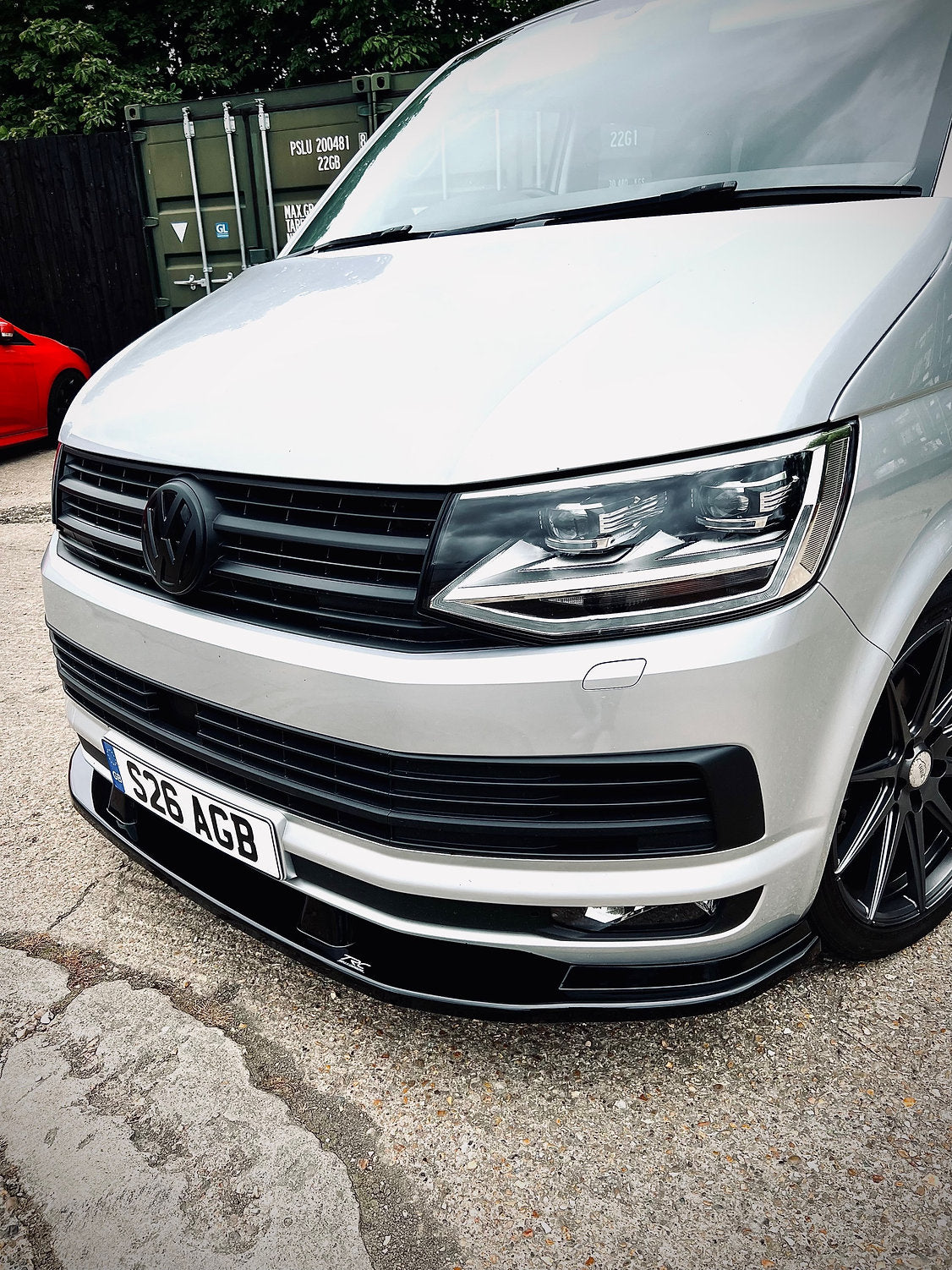 Volkswagen Transporter T6 Non-Sportline Long Wheelbase - Front Splitter - TMC Motorsport