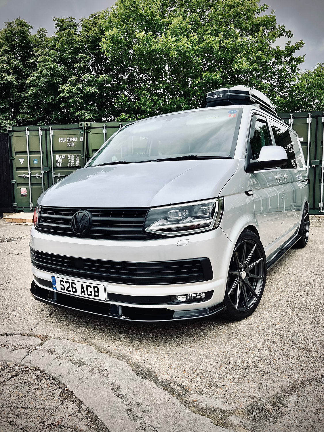 Volkswagen Transporter T6 Non-Sportline Short Wheelbase - Front Splitter - TMC Motorsport
