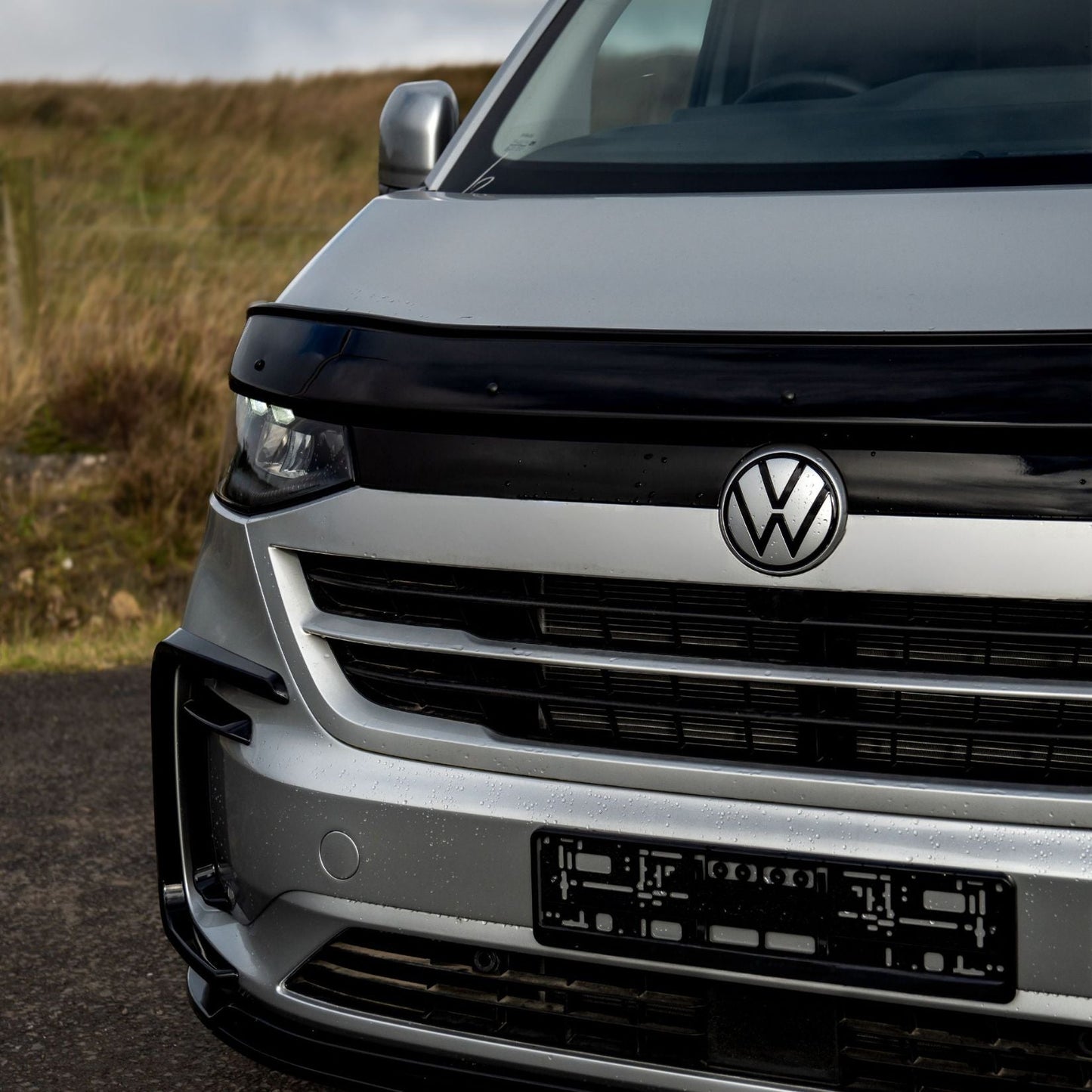 VW Transporter T7 2024 On STX Bonnet Guard Protector – Black