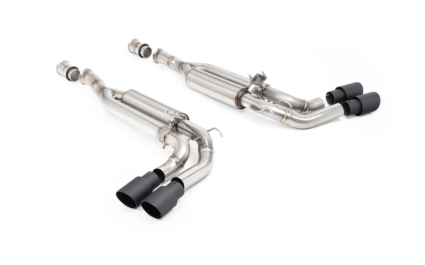 Mercedes G63 W465 - Valved Cat Back with Cerakote Black Tips