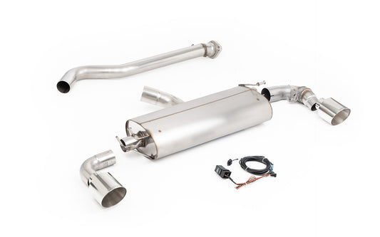 Toyota GR Yaris (Gen 2) - Valved Straight Pipe System with Burnt/Blue Titanium Tips