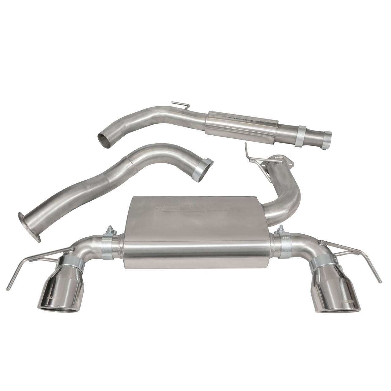 Cobra Sport Vauxhall Corsa E VXR (15-18) Centre and Rear Performance Exhaust - TMC Motorsport