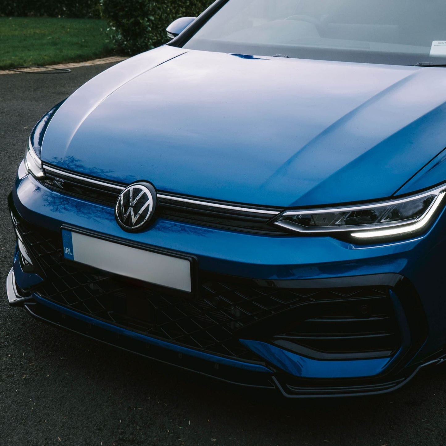 Volkswagen Golf MK8.5 Facelift GTI R R Line Front Splitter In Gloss Black