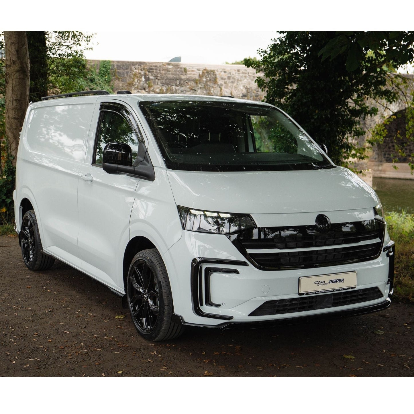 Volkswagen Transporter T7 2024 On Stx Wind Deflectors – External Fit