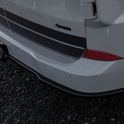 Volkswagen Transporter T7 2025+ Rear Bumper Splitter In Gloss Black