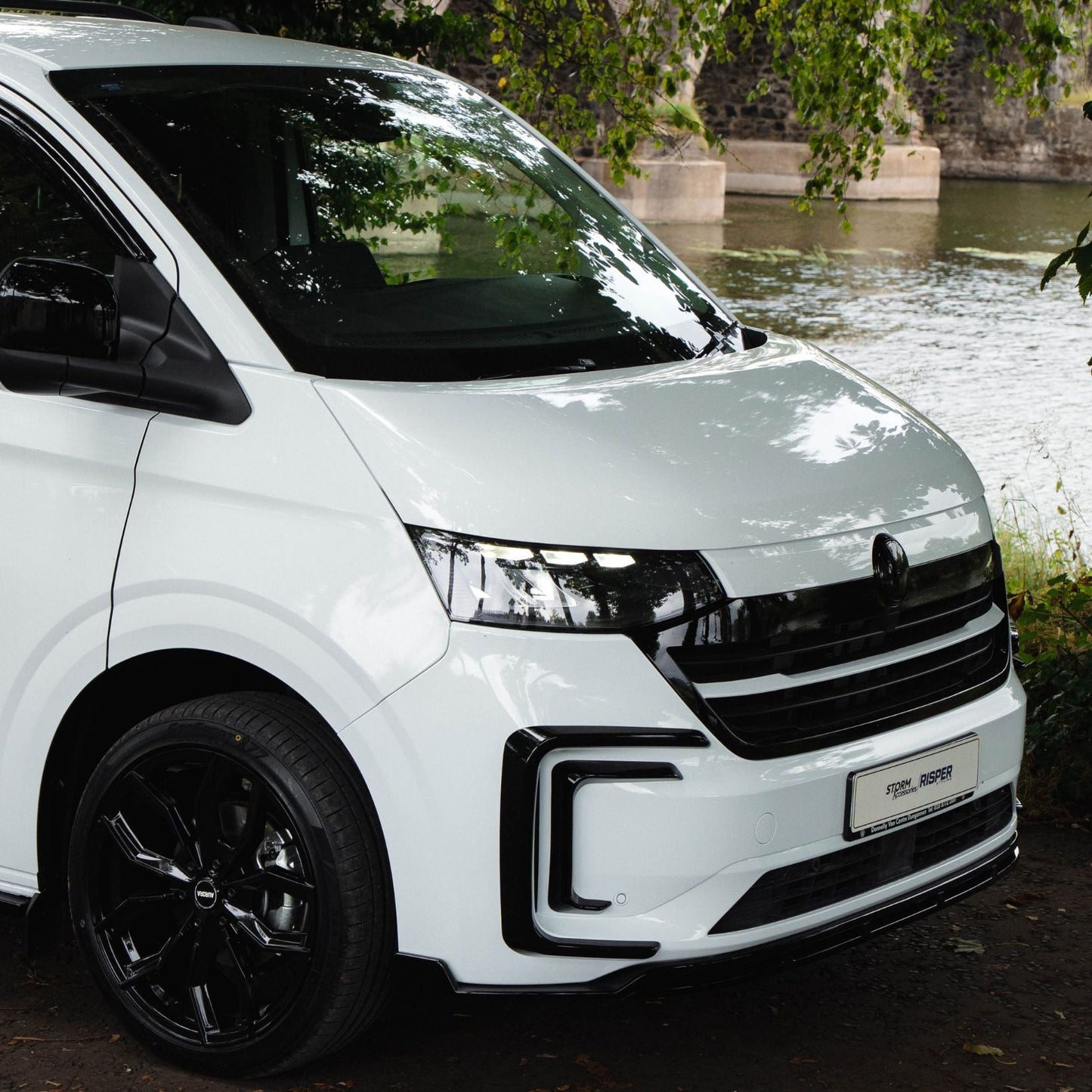 Volkswagen Transporter T7 LWB 2025 on V1 Premium Aero Kit In Gloss Black