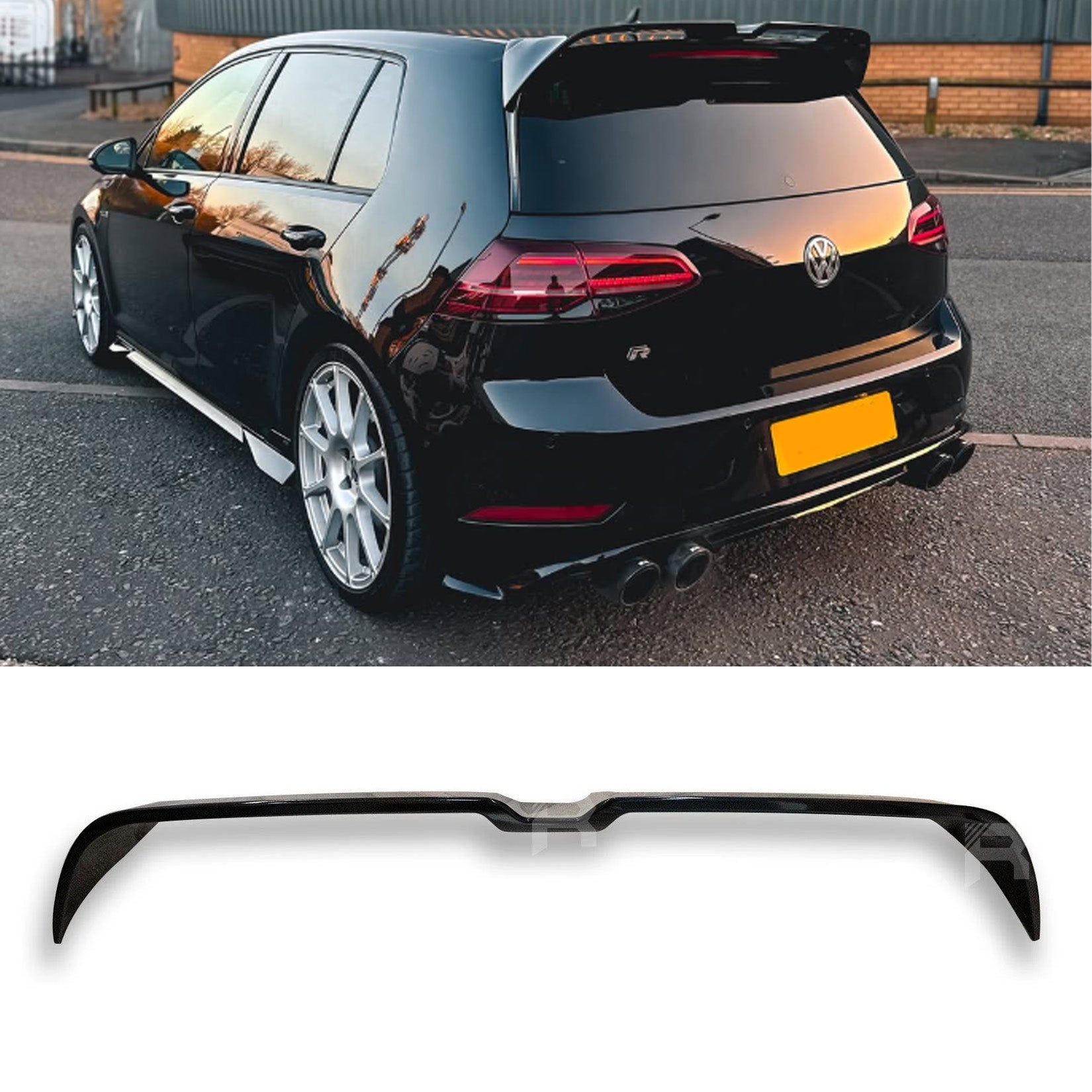 Volkswagen Golf MK7/7.5 GTI/GTD/R/GTE 2012-2020 - Oettinger Style Rear Spoiler in Gloss Black - TMC Motorsport