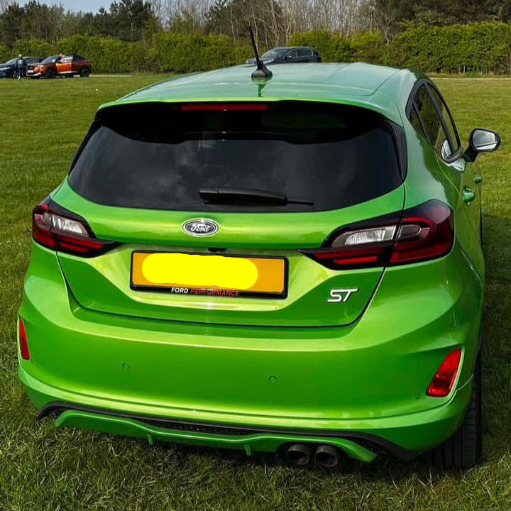 Ford Performance Number Plate Surrounds – Multi-Colour Logo | Sold as a Pair