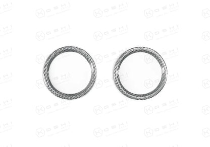 Abarth Fiat 500 Dashboard Air Vent Frame Cover - Carbon Fibre