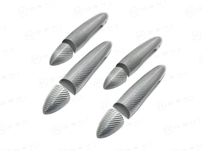 Alfa Romeo Giulia / Stelvio Outside Door Handles Cover Trim No Key - Carbon Fibre
