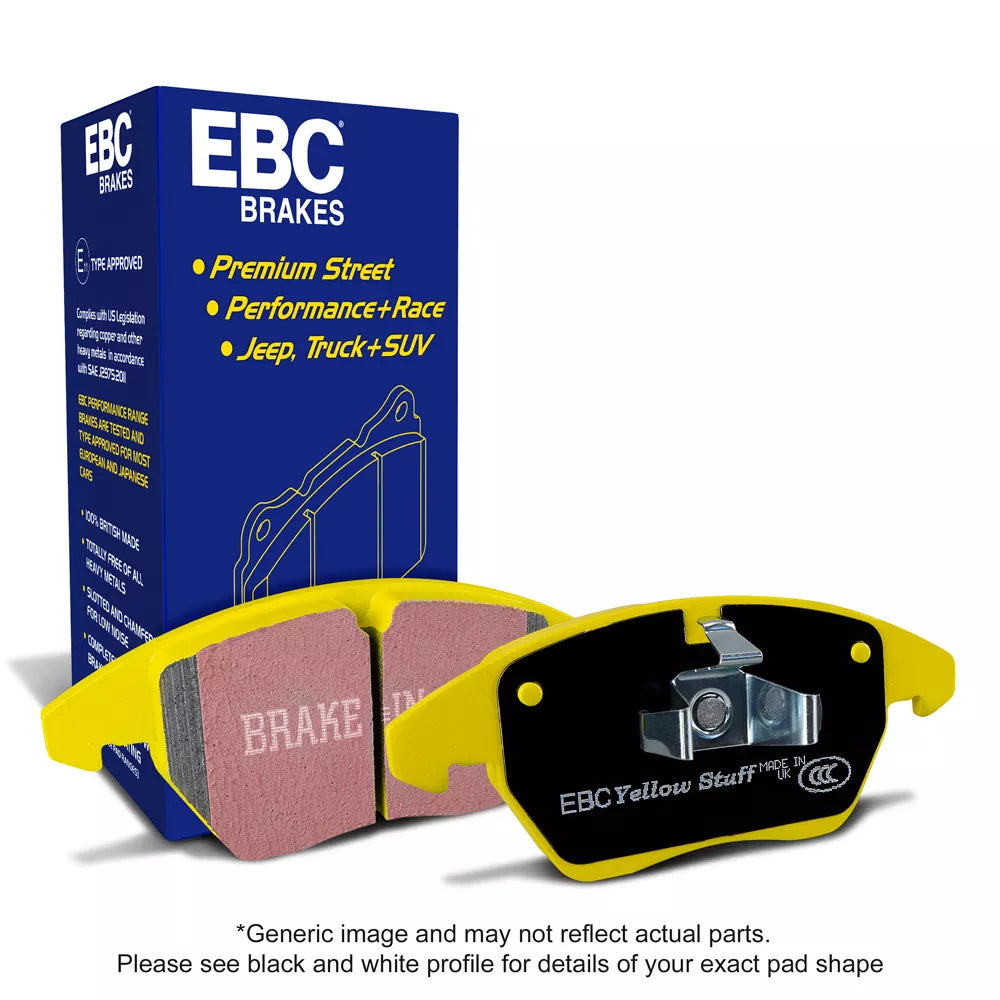 Abarth 500 / 595 / 695 EBC Front Brake Pads for Brembo Calliper - Abarth Tuning