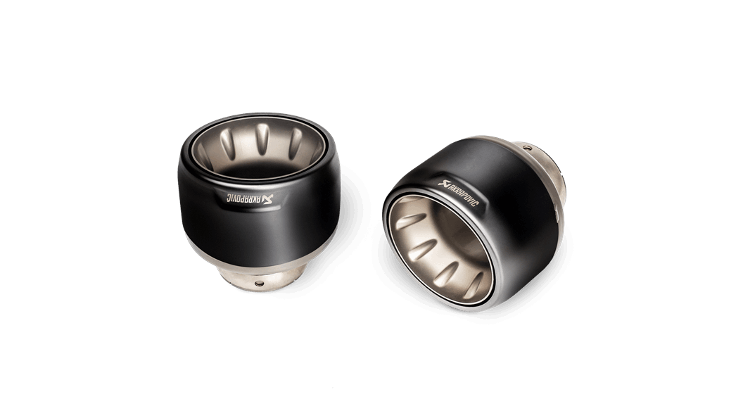 Porsche 718 Cayman GT4 / GTS 4.0 / Boxster GTS 4.0 | Tail Pipe Set (Black Titanium) - TMC Motorsport