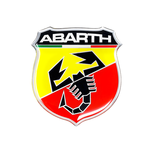 Abarth 3D Diamond Sticker Abarth Scudetto 50mm