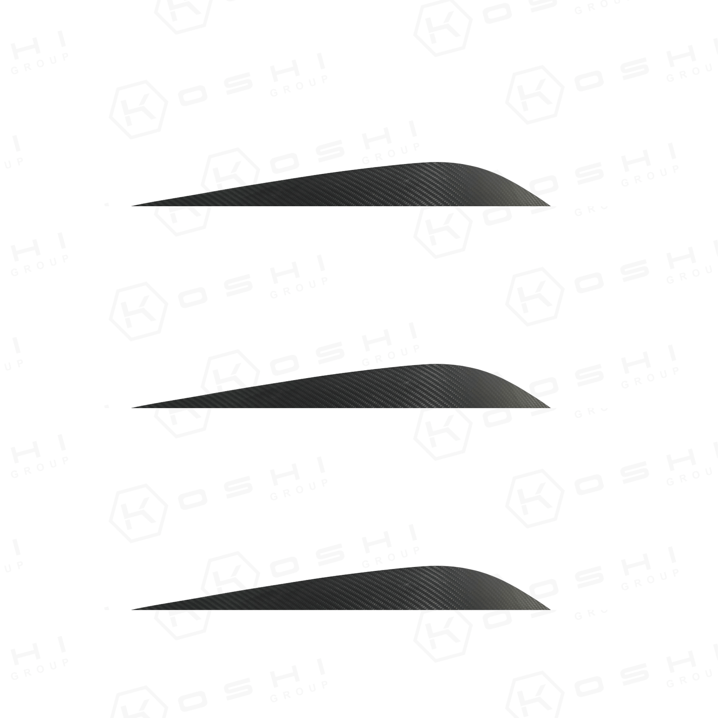 Carbon Fiber Mercury V10 Outboard Cowling Accent Panel KIT (400R, 350) - Carbon Fibre