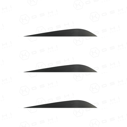Carbon Fiber Mercury V10 Outboard Cowling Accent Panel KIT (400R, 350) - Carbon Fibre