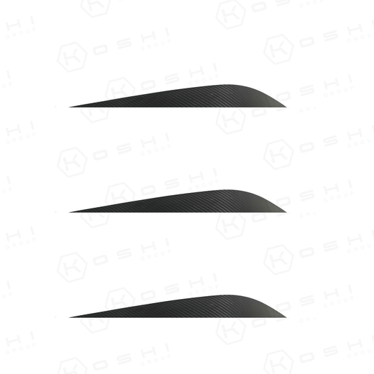 Carbon Fiber Mercury V10 Outboard Cowling Accent Panel KIT (400R, 350) - Carbon Fibre