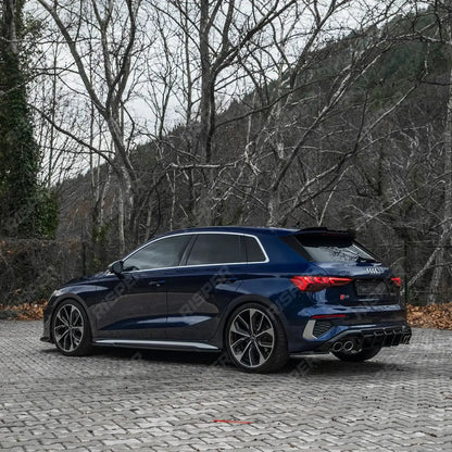 Aero Body Kit In Gloss Black For Audi S3 8Y 2020-2024 - A3 S-Line Hatchback 2020-2024