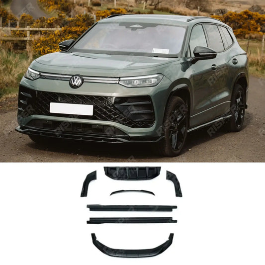 Aero Body Kit In Gloss Black For VW Tayron R-Line 2025 On