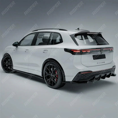 Aero Body Kit In Gloss Black For VW Tiguan R-Line MK3 2024 On