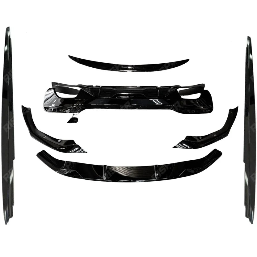 Aero Kit In Gloss Black For Bmw 5 Series G30 2021+ LCI