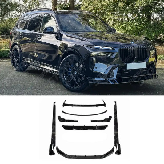 Aero Kit In Gloss Black For BMW X7 G07 LCI M Sport 2023+