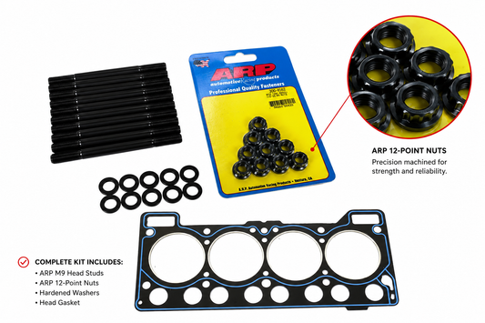 ARP M9 Uprated Head Studs, Nuts & Head Gasket Kit – Abarth, Fiat, Alfa Romeo & Dodge 1.4T Engines