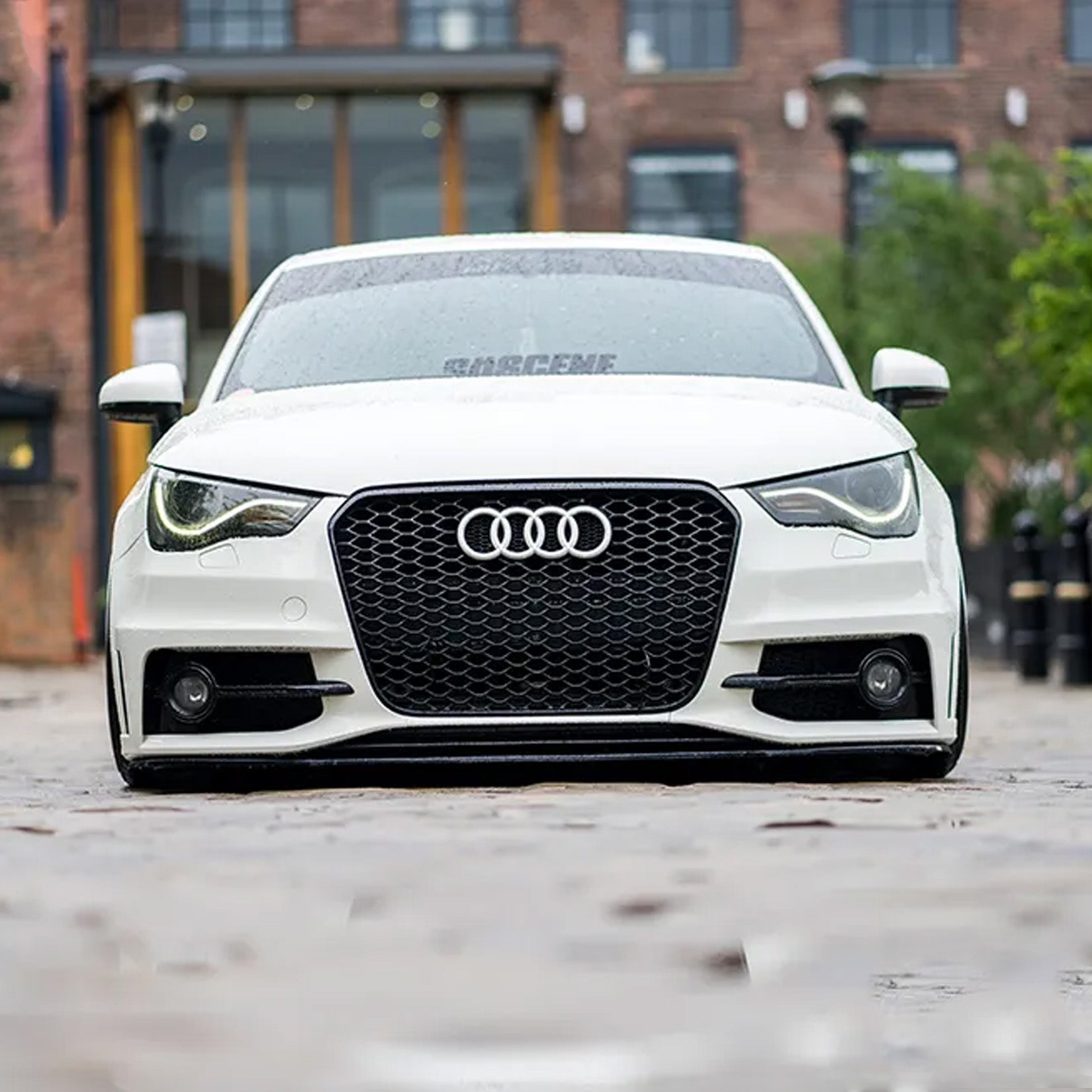 Audi A1/S1 2010-2014 8P RS1 Style Gloss Black Honeycomb Grille - TMC Motorsport