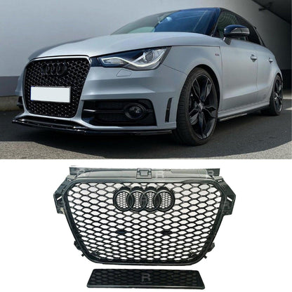Audi A1/S1 2010-2014 8P RS1 Style Gloss Black Honeycomb Grille - TMC Motorsport