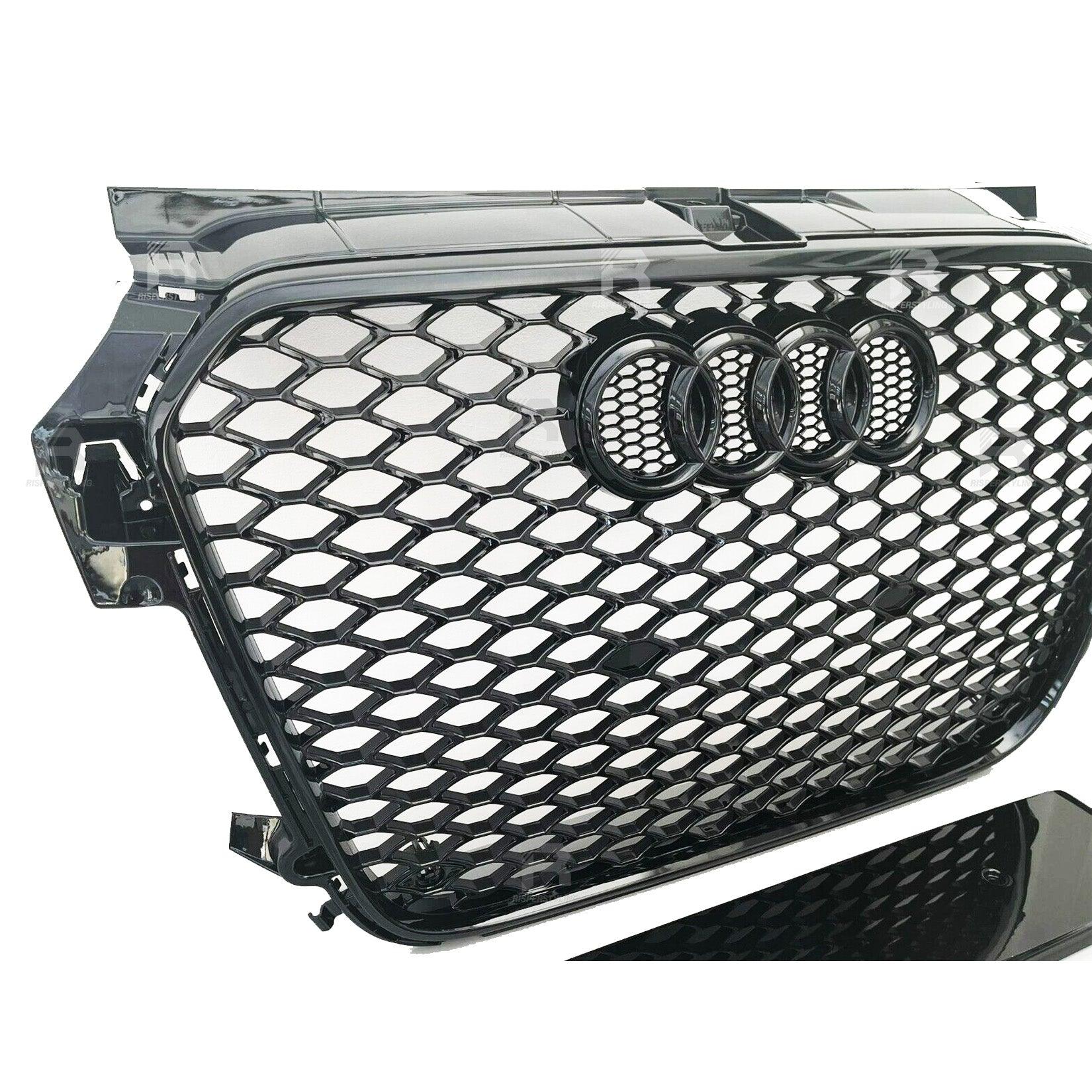 Audi A1/S1 2010-2014 8P RS1 Style Gloss Black Honeycomb Grille - TMC Motorsport