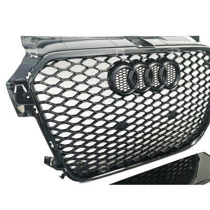 Audi A1/S1 2010-2014 8P RS1 Style Gloss Black Honeycomb Grille - TMC Motorsport