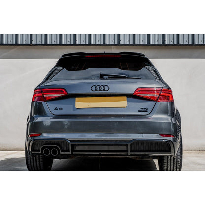 Audi A3 (8V) 2014-2020 Gloss Black Hatch Rear Spoiler Cap - TMC Motorsport
