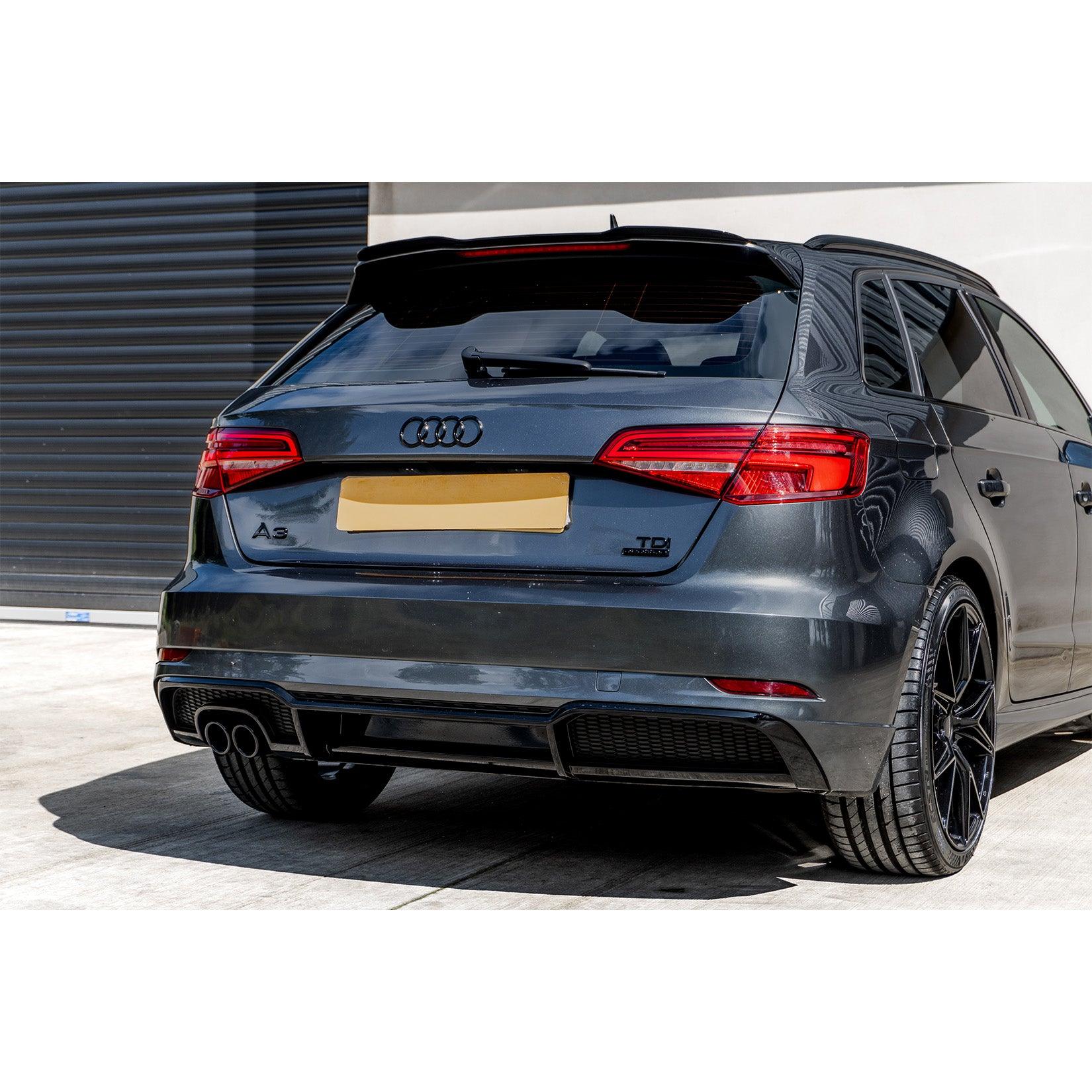 Audi A3 (8V) 2014-2020 Gloss Black Hatch Rear Spoiler Cap - TMC Motorsport