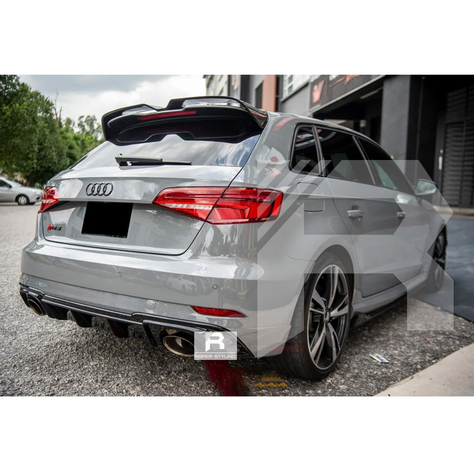 Audi A3 8V Hatch 2014-2020 Oettinger Style Gloss Black Rear Spoiler - TMC Motorsport