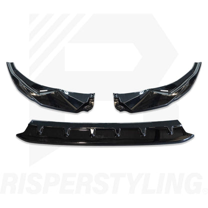 Audi A3 8Y Hatch & Saloon 2021+ Gloss Black Front Splitter Lip - TMC Motorsport
