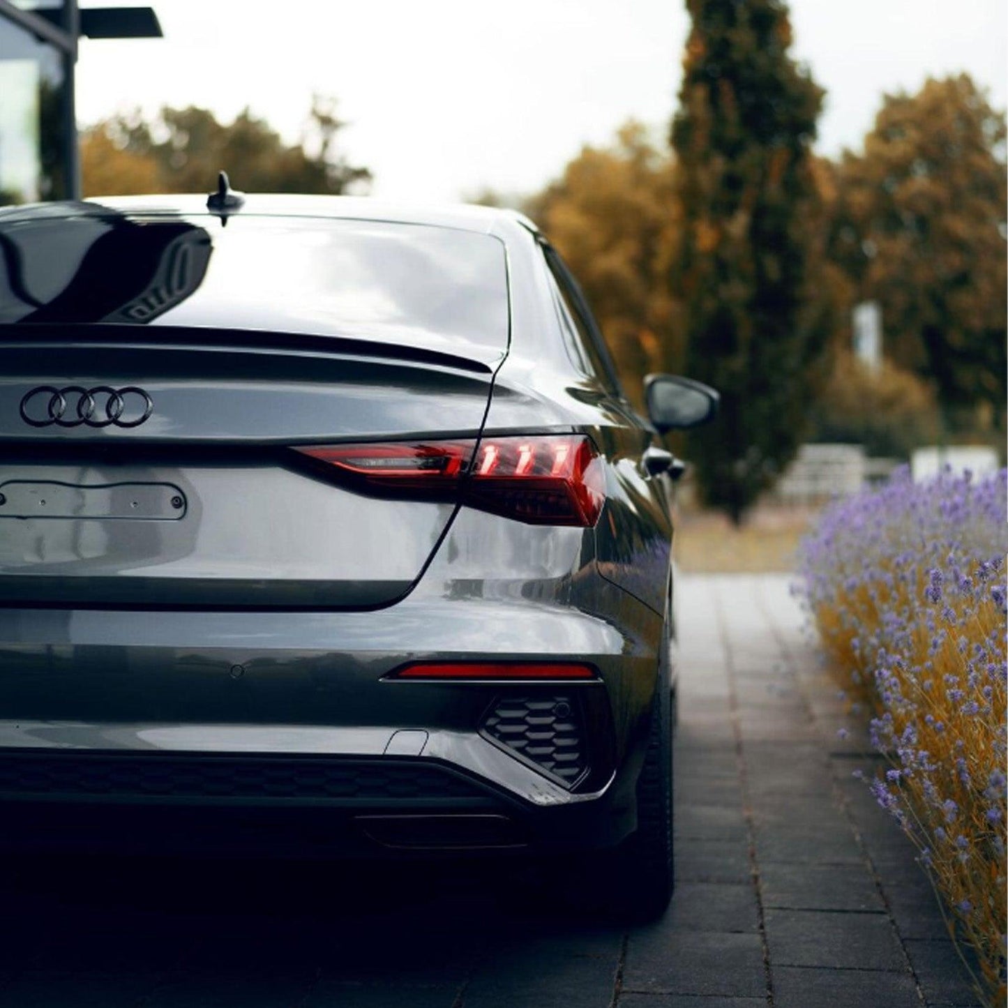 Audi A3 8Y Saloon 2021+ S3 Style Gloss Black Rear Spoiler Lip - TMC Motorsport