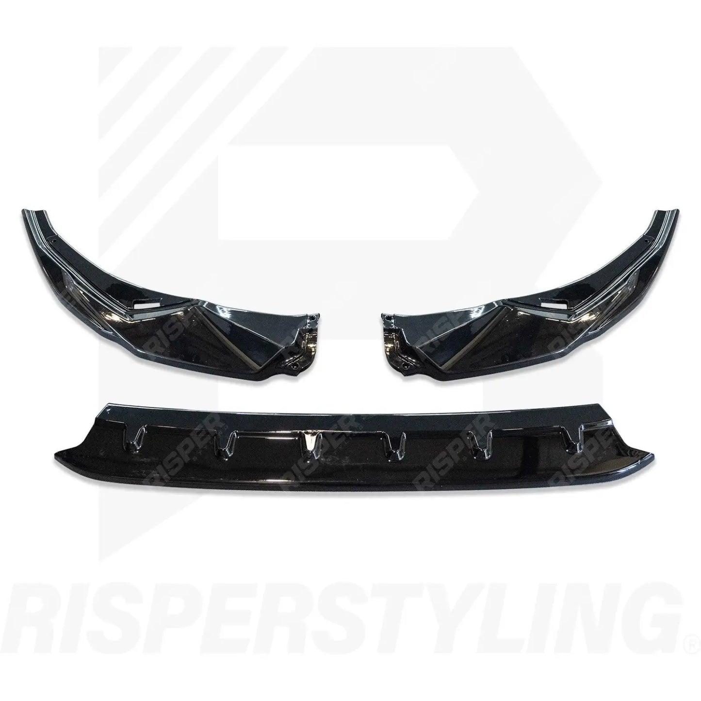 Audi A3 S Line / S3 8Y Hatch & Sportback 2021-2024 Gloss Black Front Splitter Lip