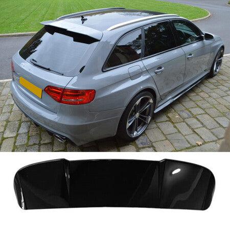 AUDI A4 AVANT ESTATE (B8) 2008-2016 RS4 LOOK REAR WING SPOILER IN GLOSS BLACK - TMC Motorsport
