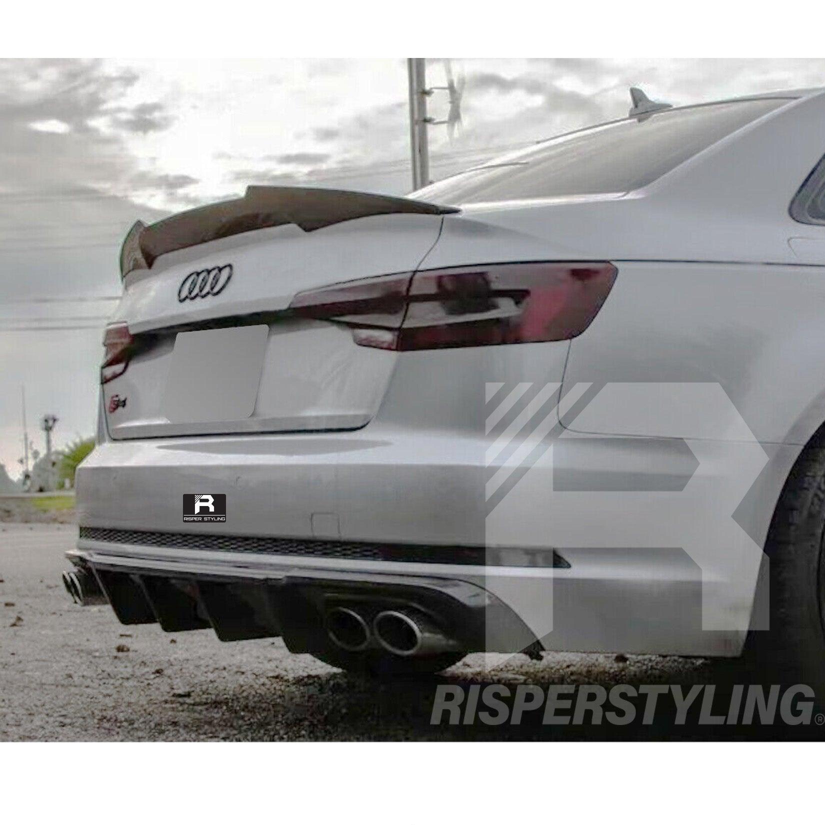 Audi A4 B9 2016+ Gloss Black RS4 Style Rear Spoiler - TMC Motorsport