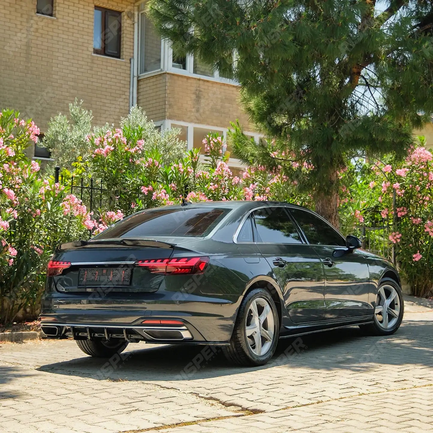 Audi A4 B9 Facelift 2019-2024 Aero Body Kit In Gloss Black