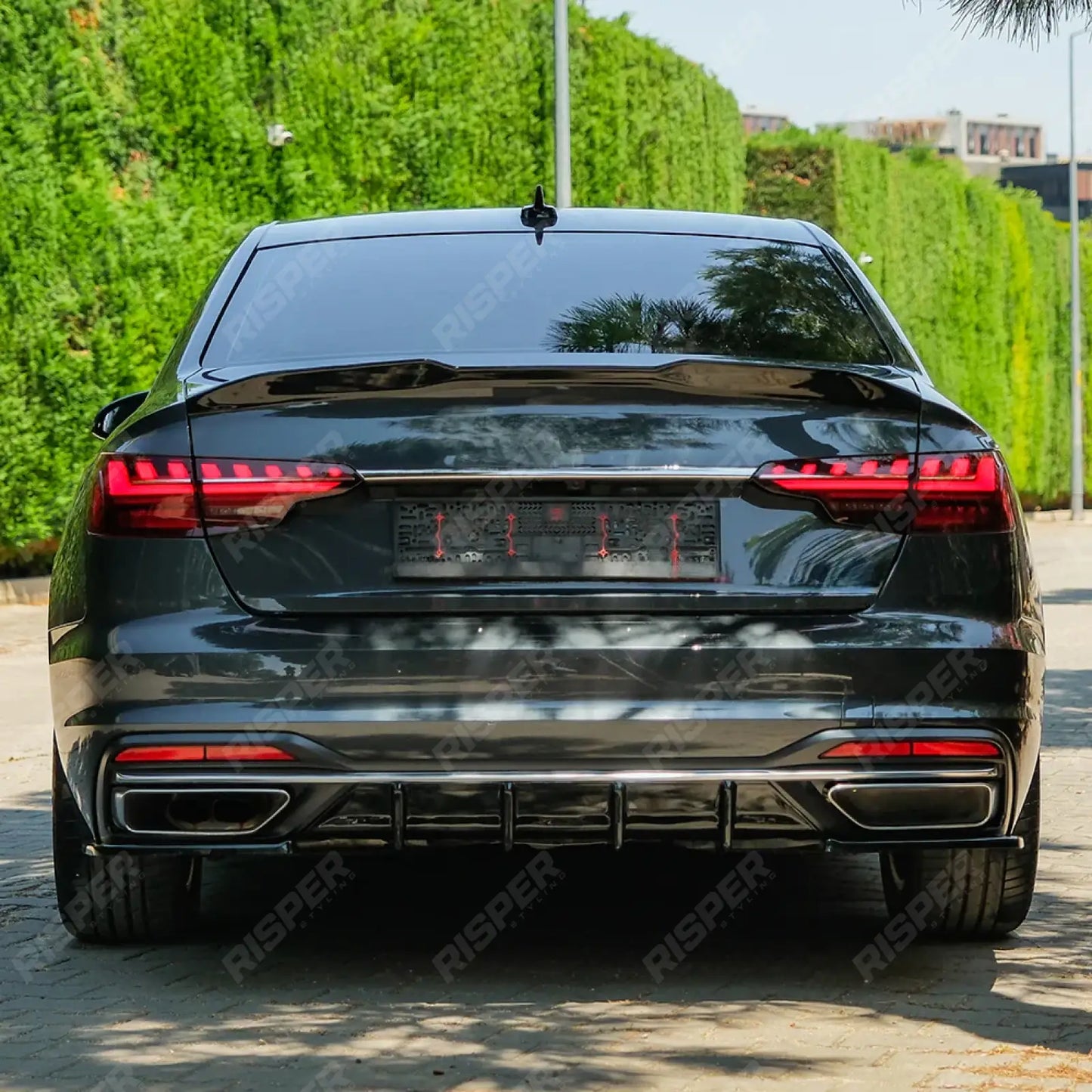 Audi A4 B9 Facelift 2019-2024 Rear Spoiler In Gloss Black