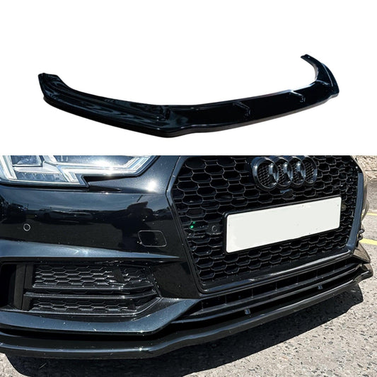 Audi A4 B9 S-Line/S4 2015-2019 Gloss Black Risper Front Splitter Lip - TMC Motorsport