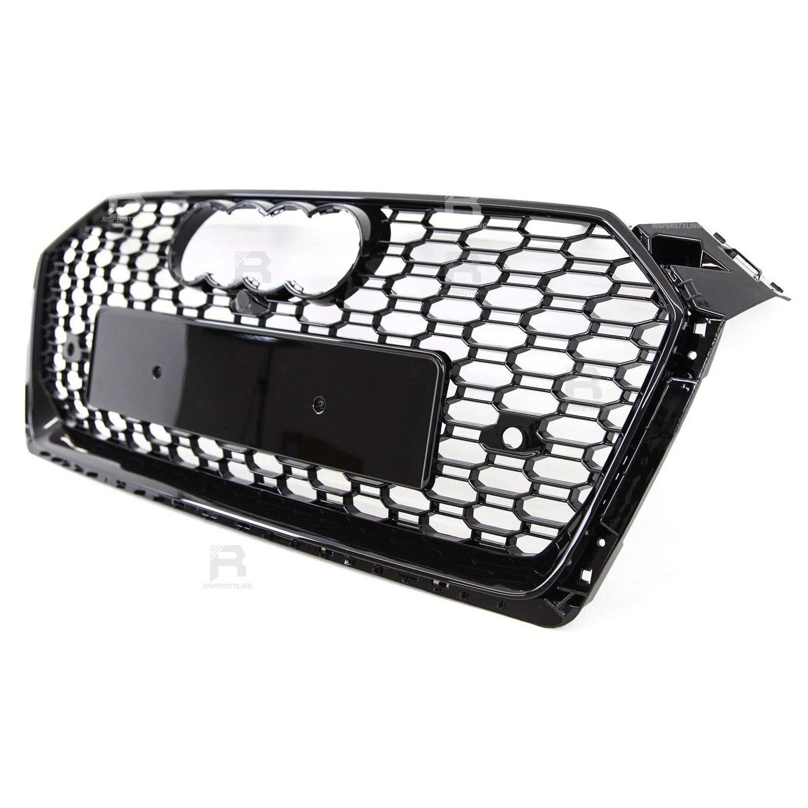 Audi A5 / S5 B9 (8W6) 2016-2019 Gloss Black RS5 Style Honeycomb Grill - TMC Motorsport