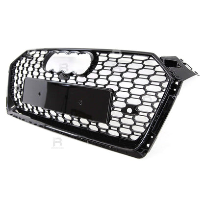 Audi A5 / S5 B9 (8W6) 2016-2019 Gloss Black RS5 Style Honeycomb Grill - TMC Motorsport