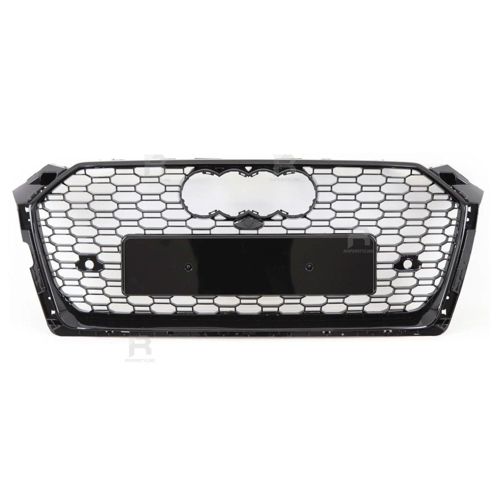 Audi A5 / S5 B9 (8W6) 2016-2019 Gloss Black RS5 Style Honeycomb Grill - TMC Motorsport