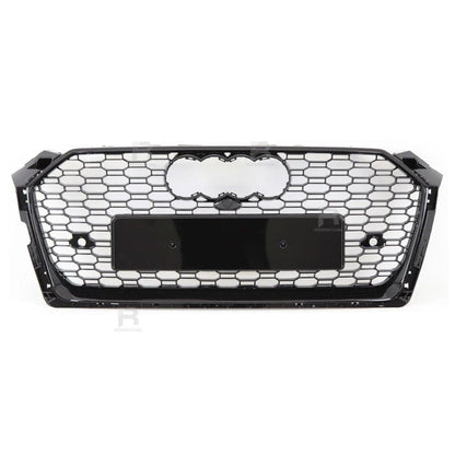 Audi A5 / S5 B9 (8W6) 2016-2019 Gloss Black RS5 Style Honeycomb Grill - TMC Motorsport