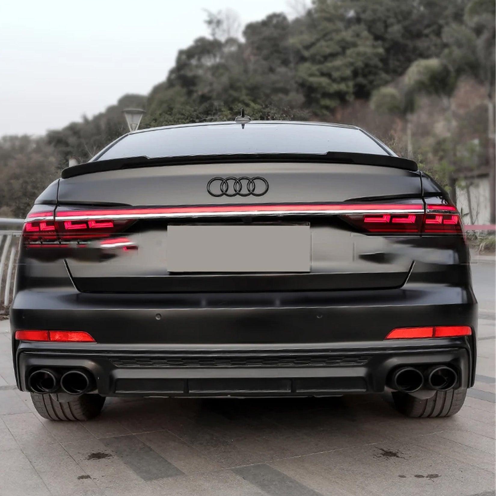 Audi A6 C8 2019+ Gloss Black RS6-Style Rear Boot Spoiler - TMC Motorsport