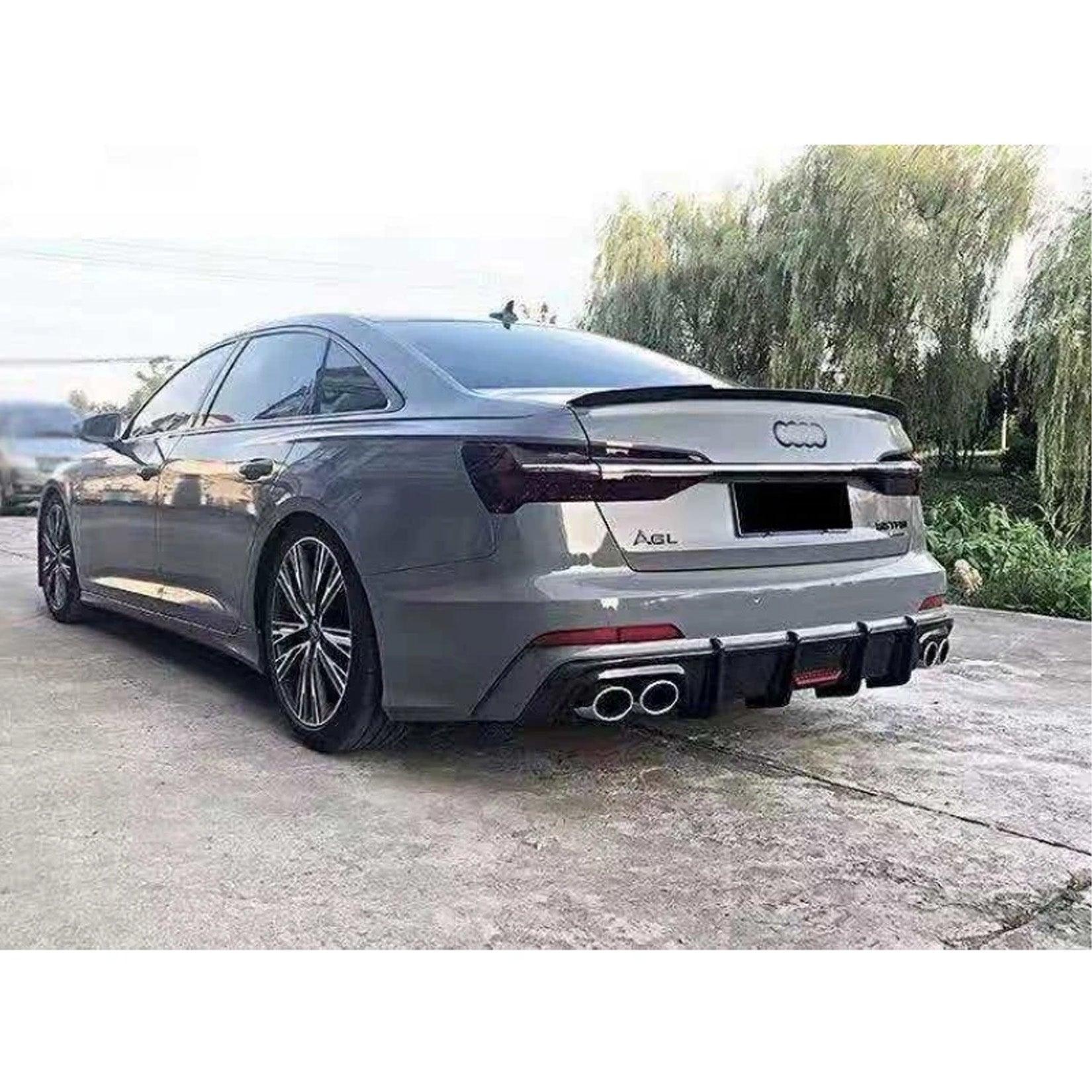 Audi A6 C8 2019+ Gloss Black RS6-Style Rear Boot Spoiler - TMC Motorsport