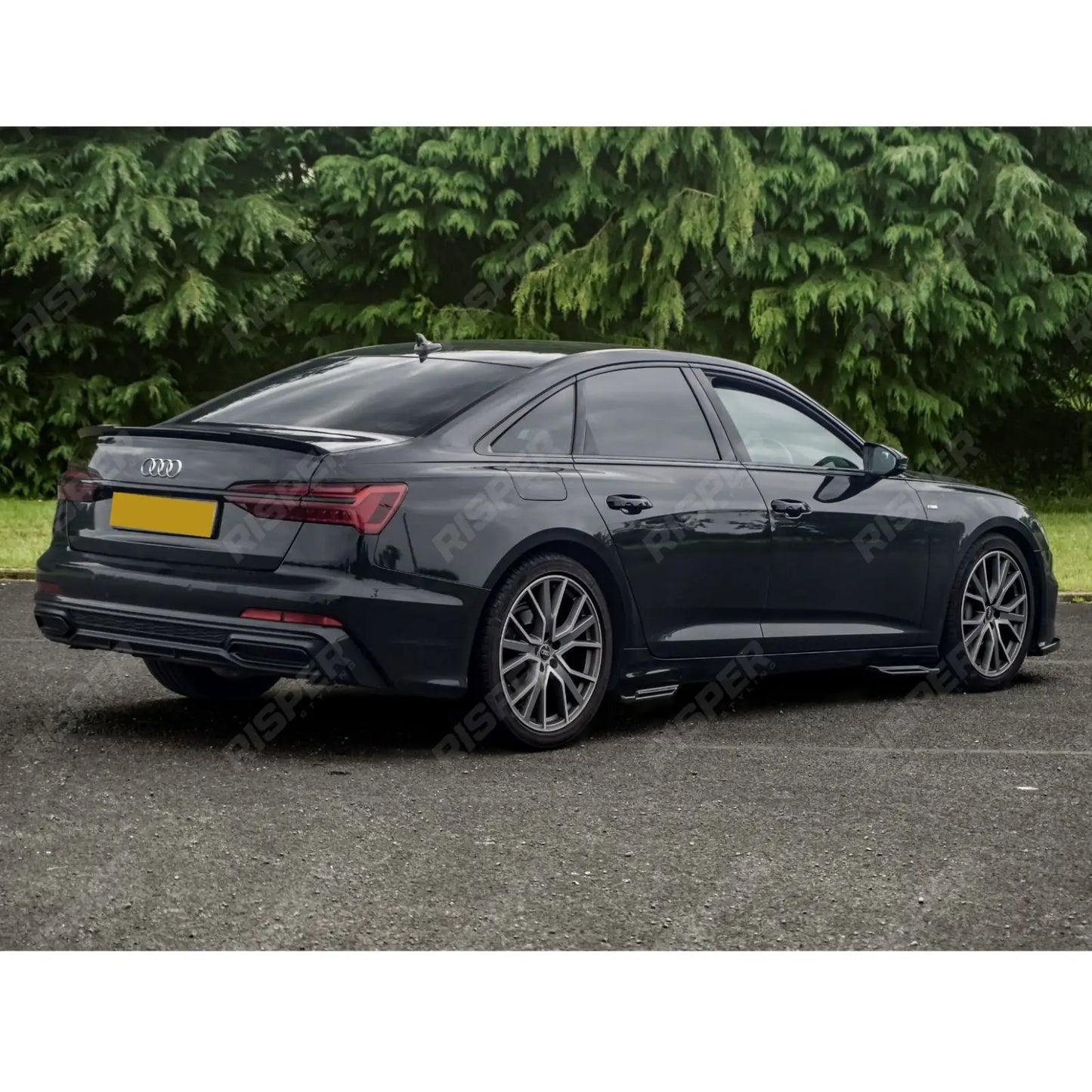 Audi A6 C8 2019+ Gloss Black RS6-Style Rear Boot Spoiler