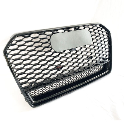 Audi A6 / S6 C7.5 2016-2018 Gloss Black RS6 Style Honeycomb Grill - TMC Motorsport
