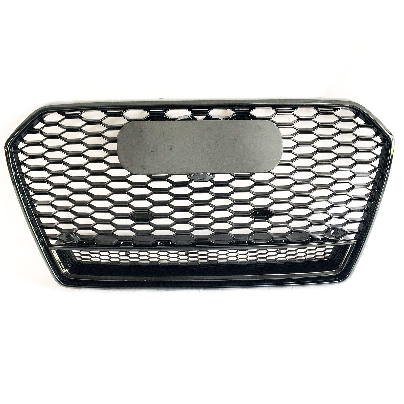 Audi A6 / S6 C7.5 2016-2018 Gloss Black RS6 Style Honeycomb Grill - TMC Motorsport